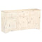 Rustika Rowe -  Sideboard White 160x40x80 cm Solid Mango Wood